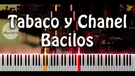 tabaco y chanel acordes para piano|tabaco y Chanel bacilos.